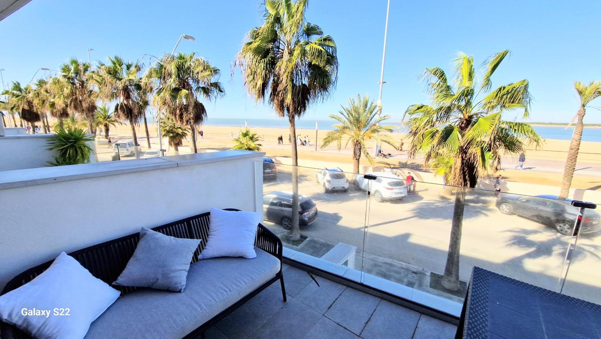 Apartament Boutelou Playa Con Vistas Al Mar Sanlúcar de Barrameda Zewnętrze zdjęcie